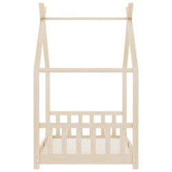 Cadre de lit d'enfant Bois de pin massif 90 x 200 cm 