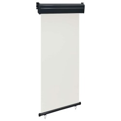 Auvent latéral de balcon 85x250 cm Crème 