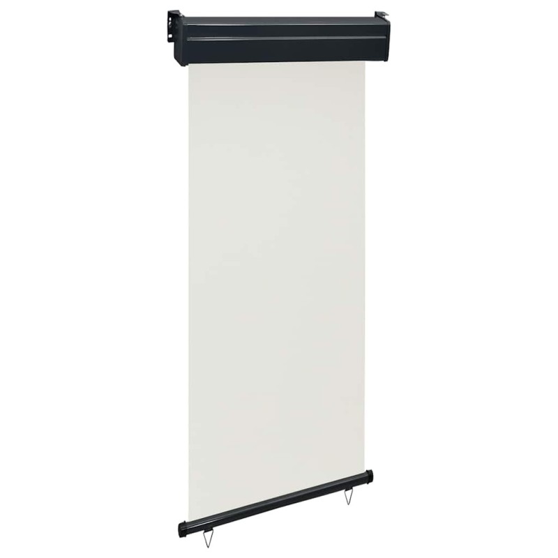 Auvent latéral de balcon 85x250 cm Crème 