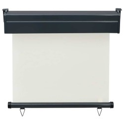 Auvent latéral de balcon 85x250 cm Crème 
