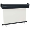 Auvent latéral de balcon 85x250 cm Crème 