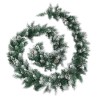 Guirlande de Noël avec lumières LED Vert 5,2 m PVC 
