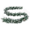 Guirlande de Noël avec lumières LED Vert 5,2 m PVC 
