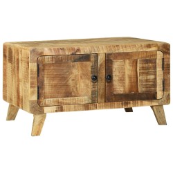 Table Basse 80x54x45 cm en Bois Massif de Manguier 