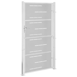 Portail de jardin 100x200 cm acier inoxydable 