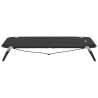 Lit pour chien pliable anthracite tissu Oxford et acier 