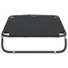 Lit pour chien pliable anthracite tissu Oxford et acier 