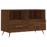 Meuble TV Chêne marron 80x36x50 cm Bois d'ingénierie 
