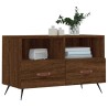Meuble TV Chêne marron 80x36x50 cm Bois d'ingénierie 