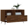 Meuble TV Chêne marron 80x36x50 cm Bois d'ingénierie 