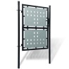 Portail simple de clôture Noir 100x225 cm 