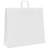 Sacs en papier 50 pcs avec poignées blanc 54x15x49 cm 