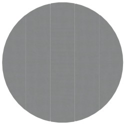 Bâche de piscine gris clair Ø550 cm géotextile polyester 