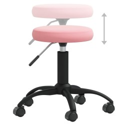 Chaise de salle à manger Rose Velours 