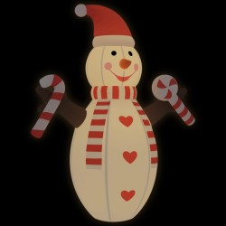 Bonhomme de neige gonflable de Noël avec LED 630 cm 