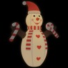 Bonhomme de neige gonflable de Noël avec LED 630 cm 