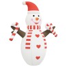 Bonhomme de neige gonflable de Noël avec LED 630 cm 