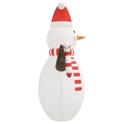 Bonhomme de neige gonflable de Noël avec LED 630 cm 