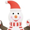 Bonhomme de neige gonflable de Noël avec LED 630 cm 