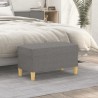 Banc Gris foncé 70x35x41 cm Tissu 