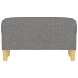 Banc Gris foncé 70x35x41 cm Tissu 