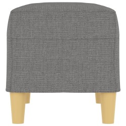 Banc Gris foncé 70x35x41 cm Tissu 
