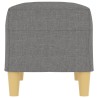 Banc Gris foncé 70x35x41 cm Tissu 