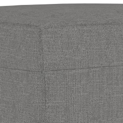 Banc Gris foncé 70x35x41 cm Tissu 