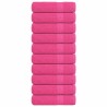 Essuie-mains 10 pcs rose 50x100 cm 360 g/m² 100% coton 