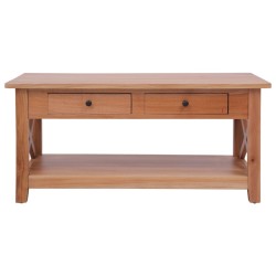 Table basse 100x55x46 cm bois d'acajou massif 