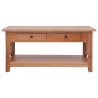 Table basse 100x55x46 cm bois d'acajou massif 