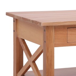 Table basse 100x55x46 cm bois d'acajou massif 