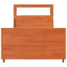 Cadre de lit sans matelas cire marron 90x190 cm bois pin massif 