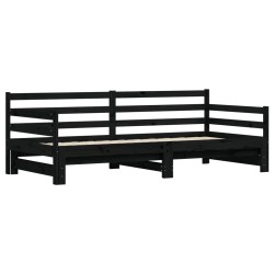 Lit de jour et lit gigogne sans matelas 80x200 cm bois massif 