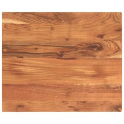 Dessus de table 60x50x2,5 cm rectangulaire bois massif d'acacia 