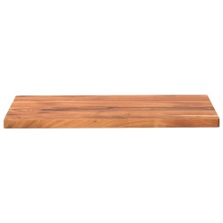 Dessus de table 60x50x2,5 cm rectangulaire bois massif d'acacia 