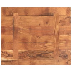 Dessus de table 60x50x2,5 cm rectangulaire bois massif d'acacia 