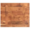 Dessus de table 60x50x2,5 cm rectangulaire bois massif d'acacia 