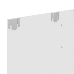 Meuble TV mural Blanc 120x23,5x90 cm Bois d’ingénierie 