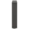 Pieds de table basse en forme de V, 2 pièces, anthracite, 40 x (30-31,3) cm, acier 