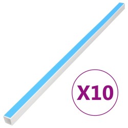 Goulotte de câble auto-adhésive 40x40 mm 10 m PVC 