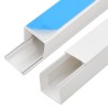 Goulotte de câble auto-adhésive 40x40 mm 10 m PVC 