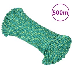 Corde de bateau Vert 3 mm 500 m Polypropylène 