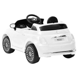 Voiture électrique pour enfants Fiat 500 Blanc 