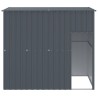 Niche pour chien avec toit anthracite acier galvanisé 