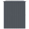 Niche pour chien avec toit anthracite acier galvanisé 
