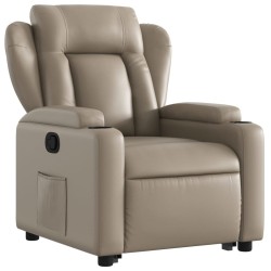 Fauteuil inclinable Cappuccino Similicuir 
