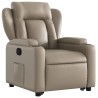 Fauteuil inclinable Cappuccino Similicuir 