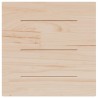 Dessus de table blanc 50x50x2,5 cm bois de pin massif 