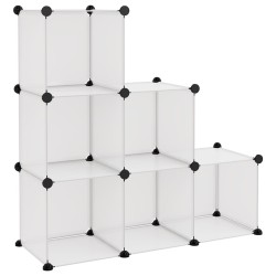 Cubes de rangement 6 pcs Transparent PP 